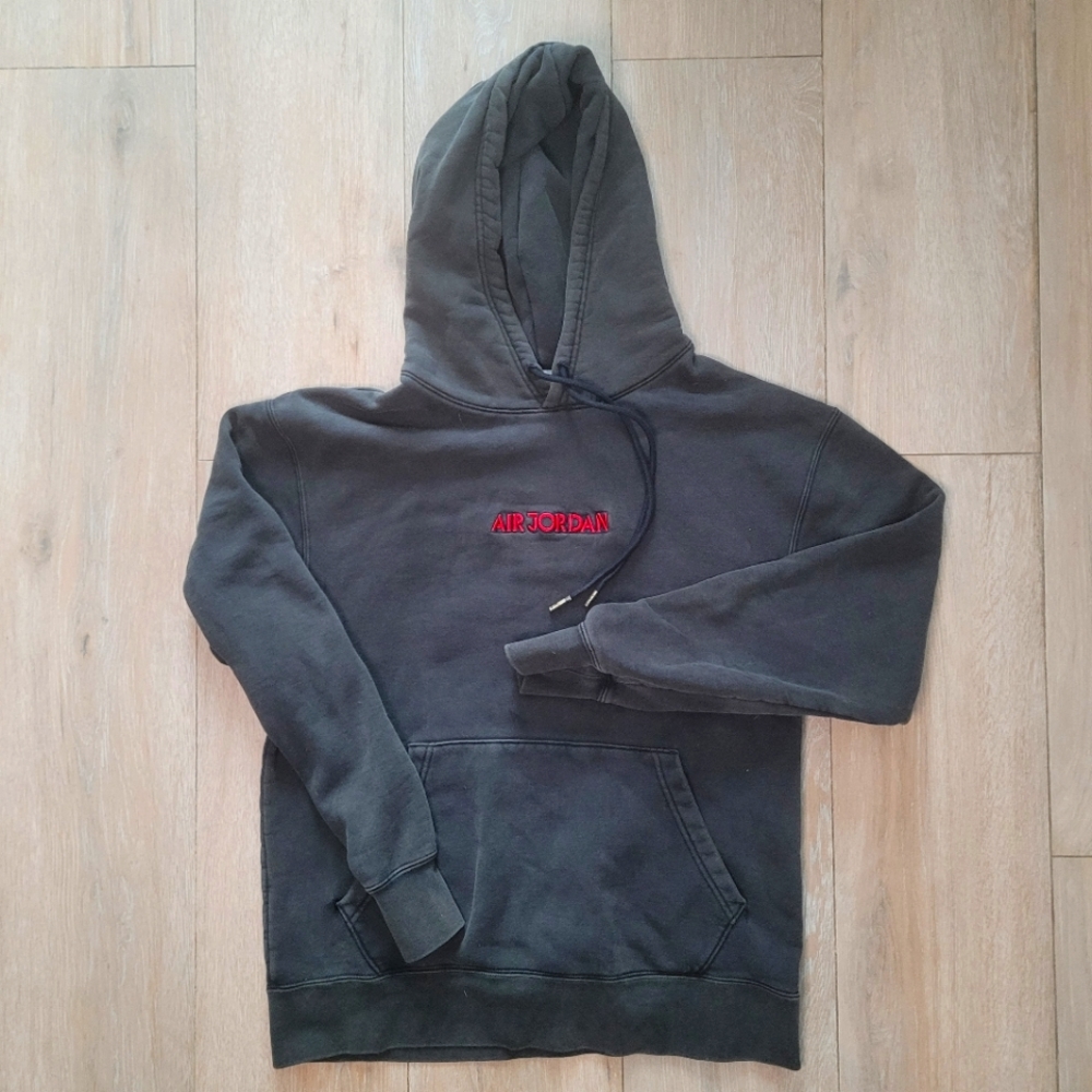 Nike Air Jordan AJ5 Distressed Hoodie Sweater Medium